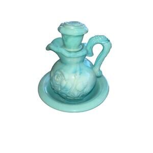 Jadite Avon Skin-so-Soft vintage Oil Jar